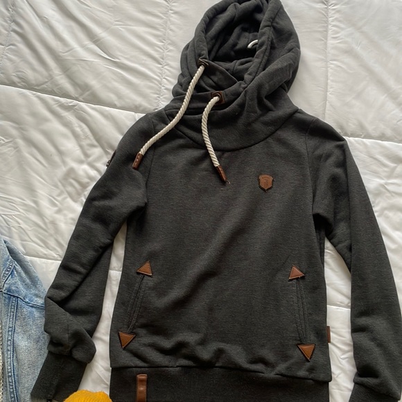 Naketano Tops Naketano Size Medium Grey Hoodie Poshmark - Main Image